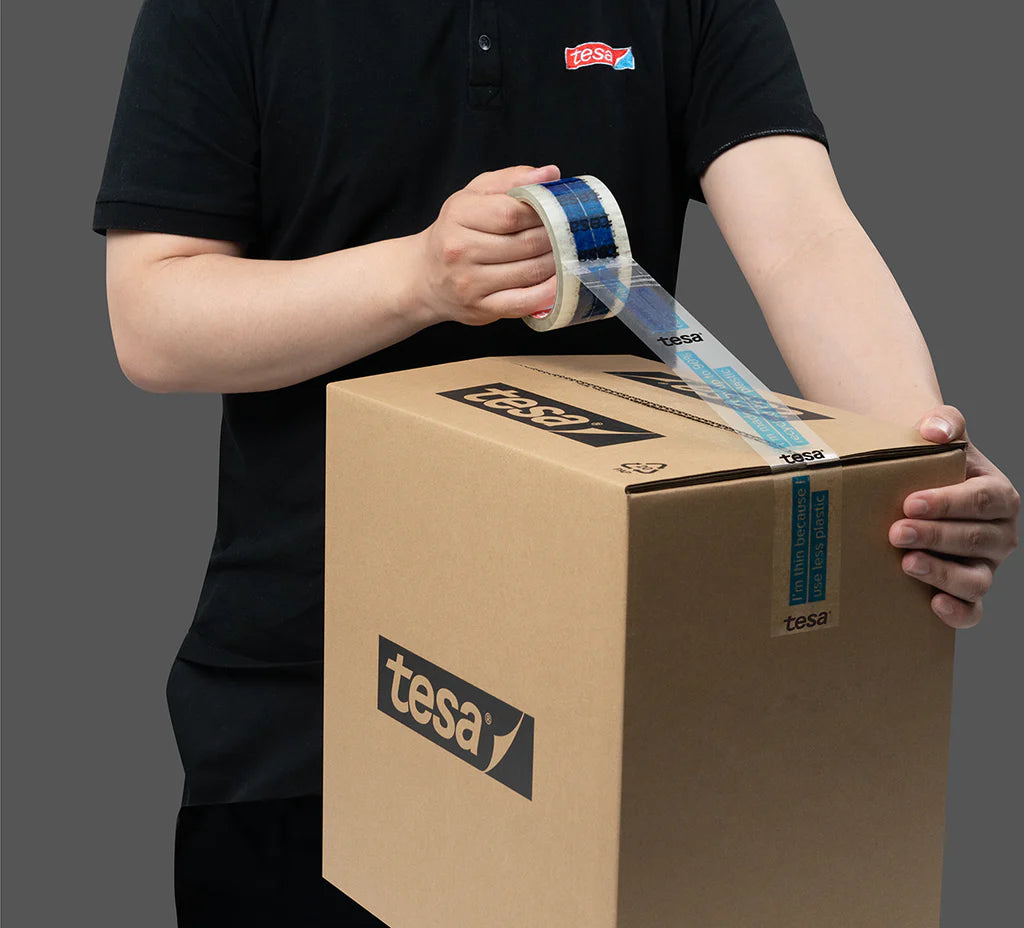 Tesa 60432 Recycled Polyester Packaging Tape 48mm x50m (up to 15kg)