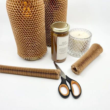 Paper honeycomb bottle wrap 35cm x 10mm (carton of 200)