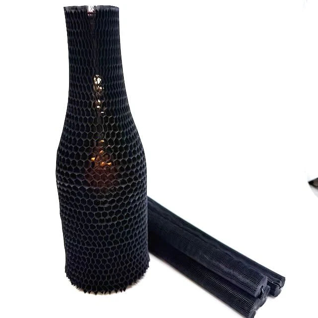 Paper honeycomb bottle wrap 35cm x 10mm (carton of 200)